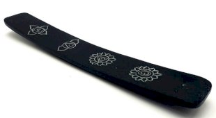 Portaincenso Pietra Ondulato Motivi 25 cm