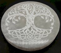 Portaincenso Selenite Albero della Vita 10cm