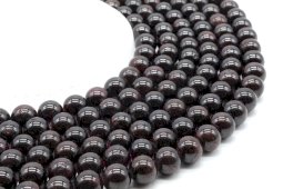 Perline granato 10mm su filo 40cm