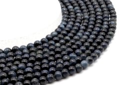 Perline Occhio di Falco 'AA' 6mm su un filo di 40cm