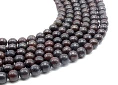 Perle di diaspro arcobaleno da 10 mm su un filo da 40 cm