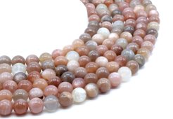 Perline multiluna da 10 mm su un filo da 40 cm