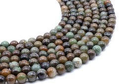 Perle di serpente cinese 8mm su un filo di 40cm