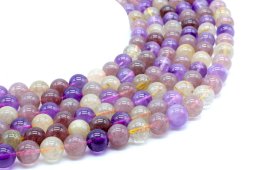 Perline Super Seven 10mm x 40cm di una corda