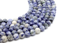 Perle di sodalite da 10 mm su un filo da 40 cm