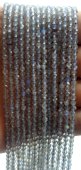 Perline sfaccettate labradorite 3 mm x 40 cm di filo