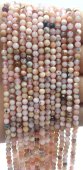 Perline sfaccettate di opale rosa 3 mm x 40 cm di filo