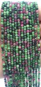 Perline sfaccettate Ruby Zoisite 3mm x 40cm di filo