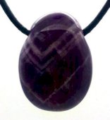 Ametista Chevron arrotolata traforata 3 cm