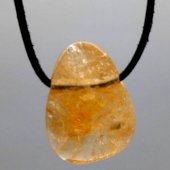 Citrino laminato a caldo trafitto da 3,5 cm