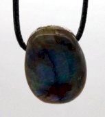 Labradorite 'B' arrotolata Forato 3cm