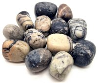 Agata Black Net 'AB' burattate 200g