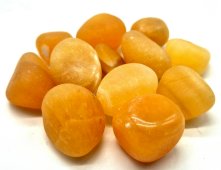 Calcite Arancione 'AB' burattate 200g