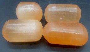 Selenite Arancione burattate 200g