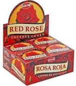 Incensi HEM Coni Rosa Rossa