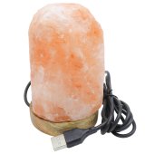 Mini lampada di sale USB Raw da 1 kg - Multicolore