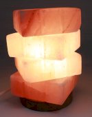 Lampada di sale Himalaya Cubo di Rubik 3KG