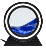 Lampada di Sabbia Reversibile 24 cm - Blu