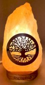 Lampada di sale grezzo dell'Himalaya Albero della vita 1-2 kg