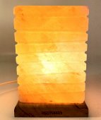 Lampada di sale dell'Himalaya a coste rettangolare 5KG