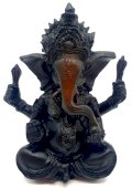 Statua in resina Ganesh Antique 13cm