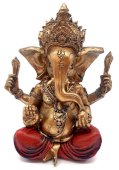 Statua multi resina Ganesh 12cm