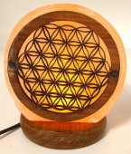 Lampada di sale USB Fiore della vita 1KG