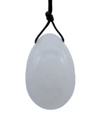 Uovo Yoni di cristallo di rocca 4,5 cm