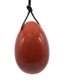 Uovo Yoni di Diaspro Rosso 4,5 cm