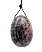 Uovo Yoni di rodonite 4,5 cm