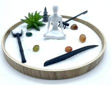 Equilibrio Yoga in legno Zen da giardino 24 cm