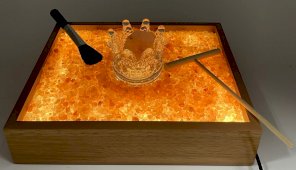 Corona di sale dell'Himalaya da giardino Zen 23 cm